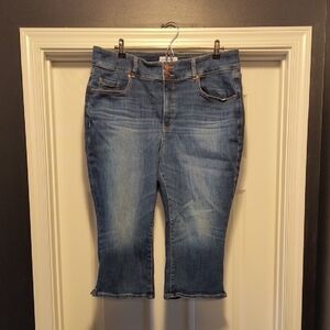 Lane Bryant Light Blue Capri Jeans, Size 18